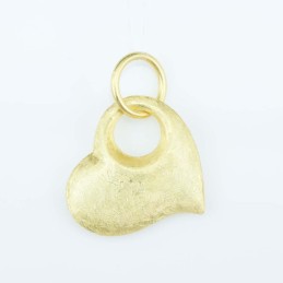 Pendant 21mm. Gold Plain