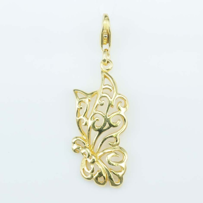 Pendant 12x29mm. Gold Plain Pendant 12x29mm. Gold Plain