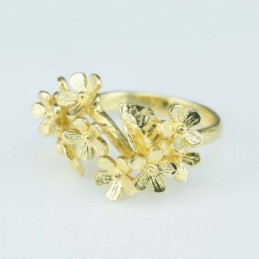 Ring 16mm. Gold Plain size 8