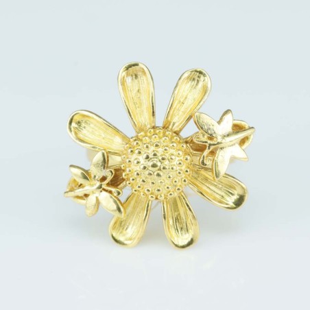 Ring 25mm. Gold Plain size 6