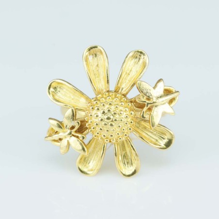 Ring 25mm. Gold Plain size 8
