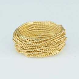 Ring 11mm. Gold Plain size 9