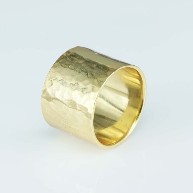 Ring 15mm. Gold Plain size 6