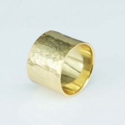 Ring 15mm. Gold Plain size 9