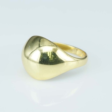 Ring 16mm. Gold Plain size 7