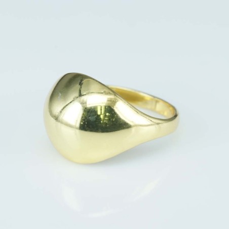 Ring 16mm. Gold Plain size 8