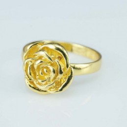 Ring 13mm. Gold Plain size 8