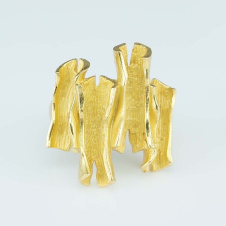 Ring 25mm. Gold Plain size 6