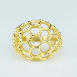 Ring 20mm. Gold Plain size 6