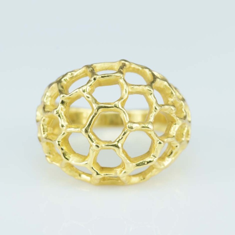 Ring 20mm. Gold Plain size 6 Ring 20mm. Gold Plain size 6