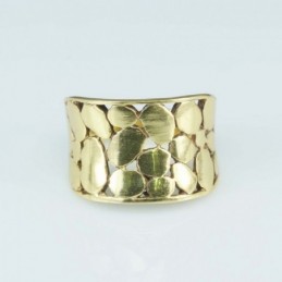 Ring 13mm. Gold Plain size 6