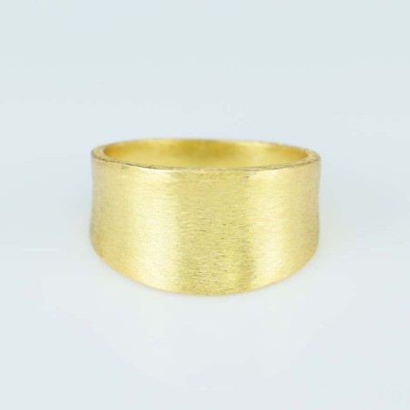 Ring 12mm. Gold Plain size 8