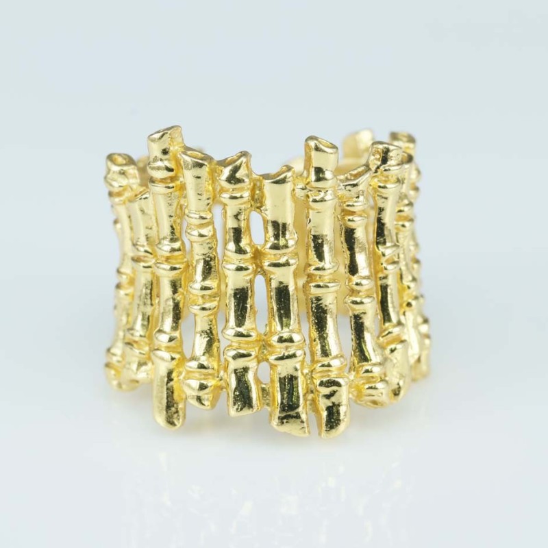 Ring 19mm. Gold Plain size 6 Ring 19mm. Gold Plain size 6