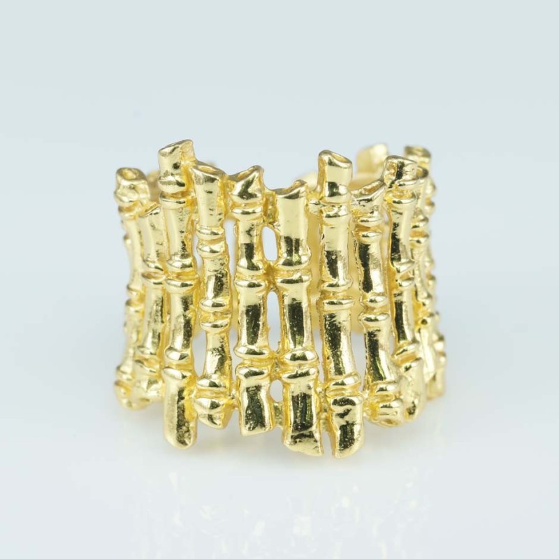 Ring 19mm. Gold Plain size 7 Ring 19mm. Gold Plain size 7