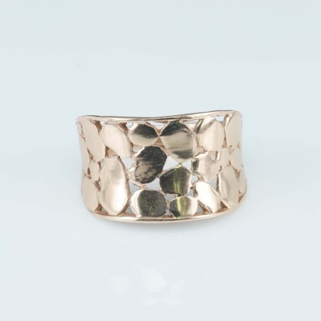 Ring 13mm. Pink Plain size 7
