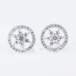 Earring Round Star 10mm....