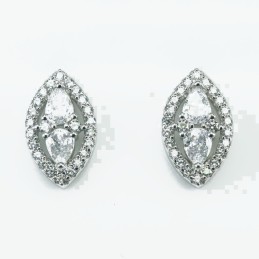 Earring  Rhombus  8x13mm....