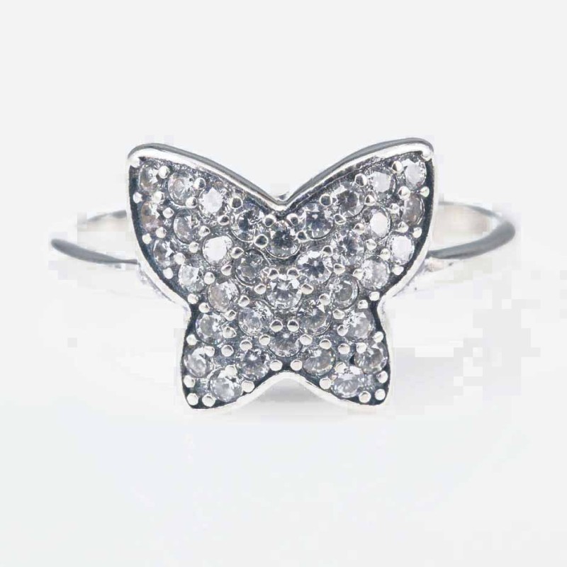 Ring Butterfly 11x13mm. Circonia