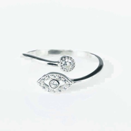 Ring Rhombus 4+5mm. Circonia