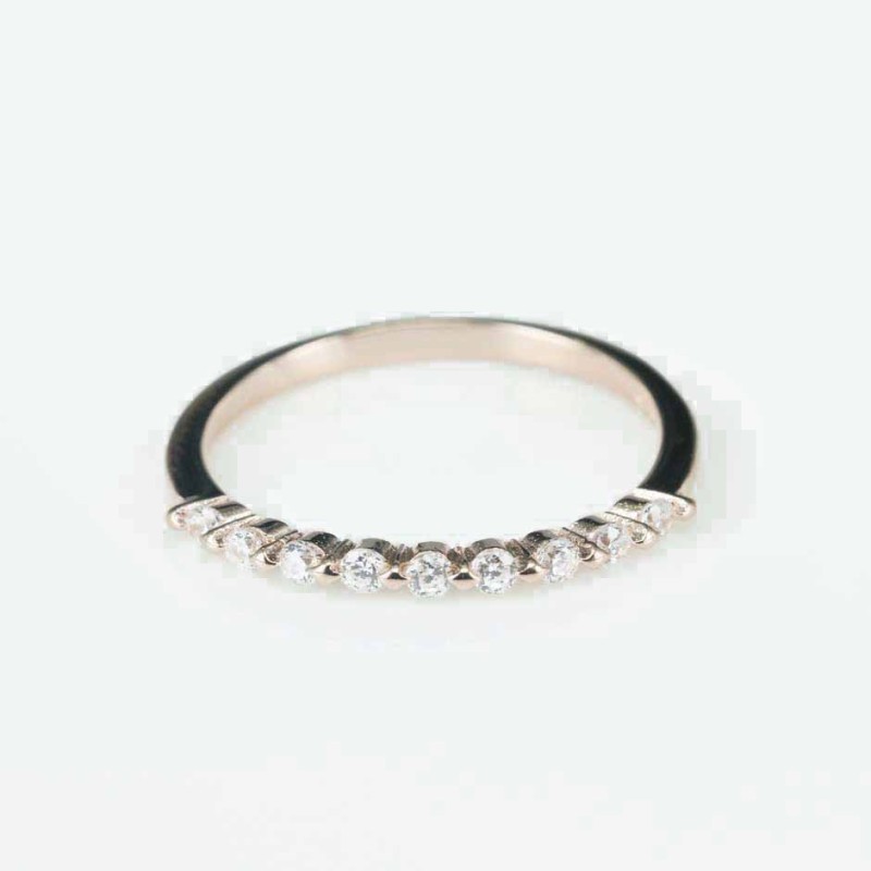 Ring   2mm.  Circonia