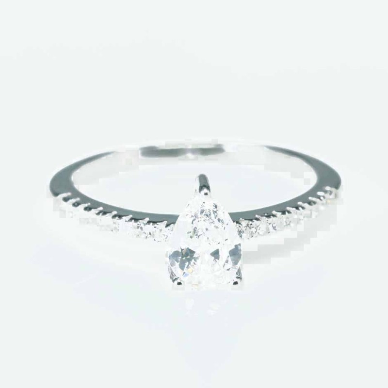 Ring Drop 5x8mm. Circonia Ring Drop 5x8mm. Circonia