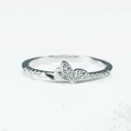 Ring Butterfly 4mm. Circonia