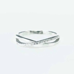 Ring Infinity  4mm. Circonia