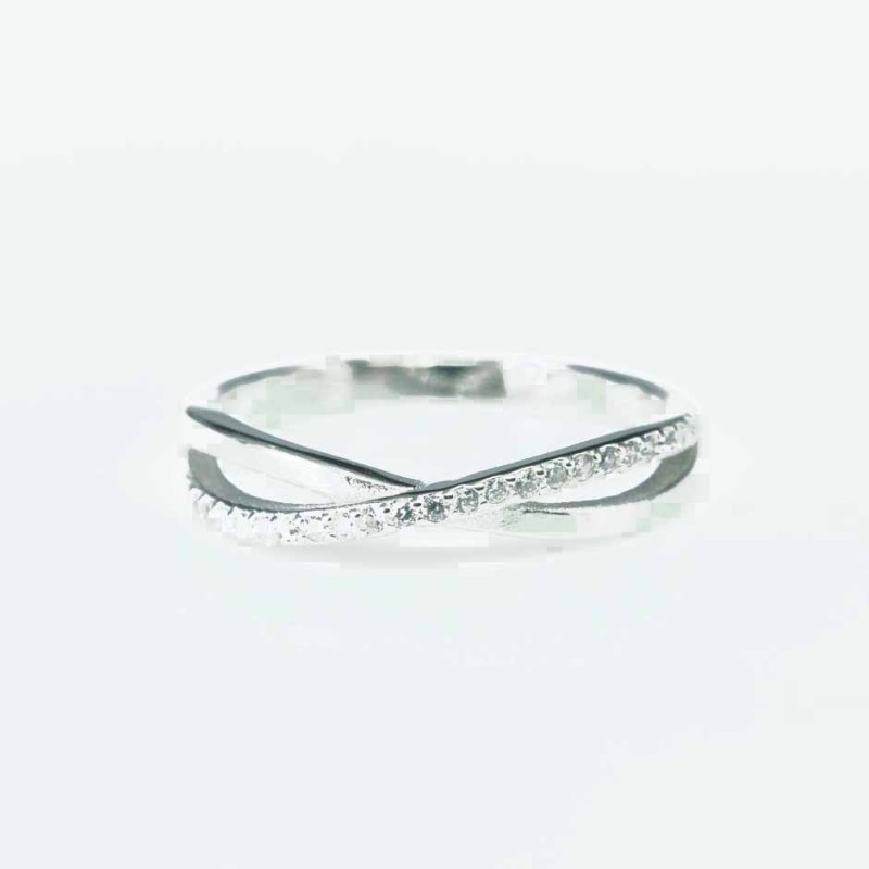Ring Infinity  4mm. Circonia