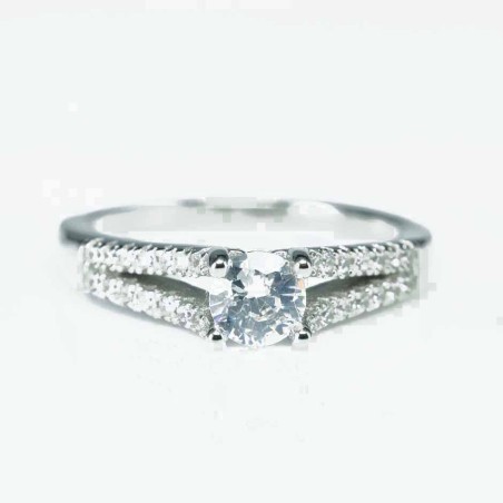 Ring Round 5mm. Circonia