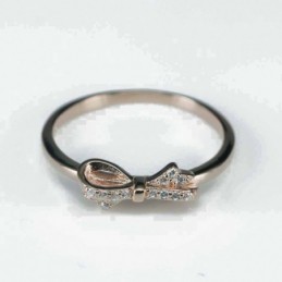 Ring  bow   5mm.  rose...
