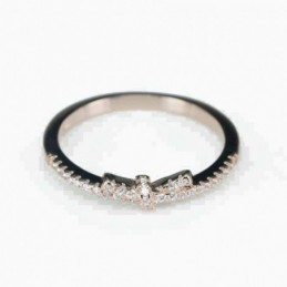 Ring  bow  3mm.  rose...