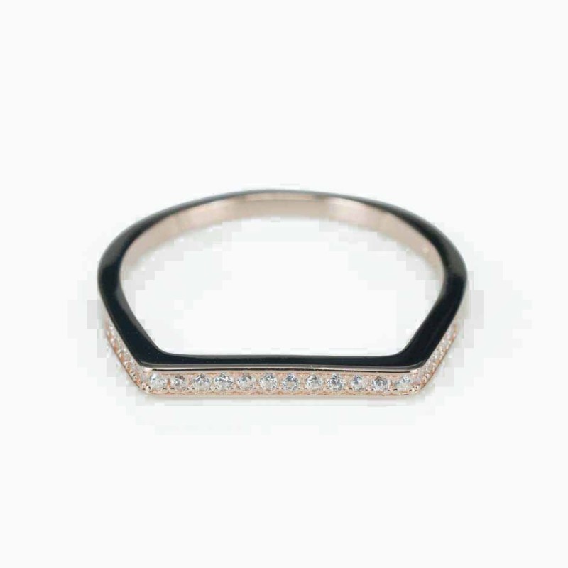 Ring 2mm. rose Circonia Ring 2mm. rose Circonia