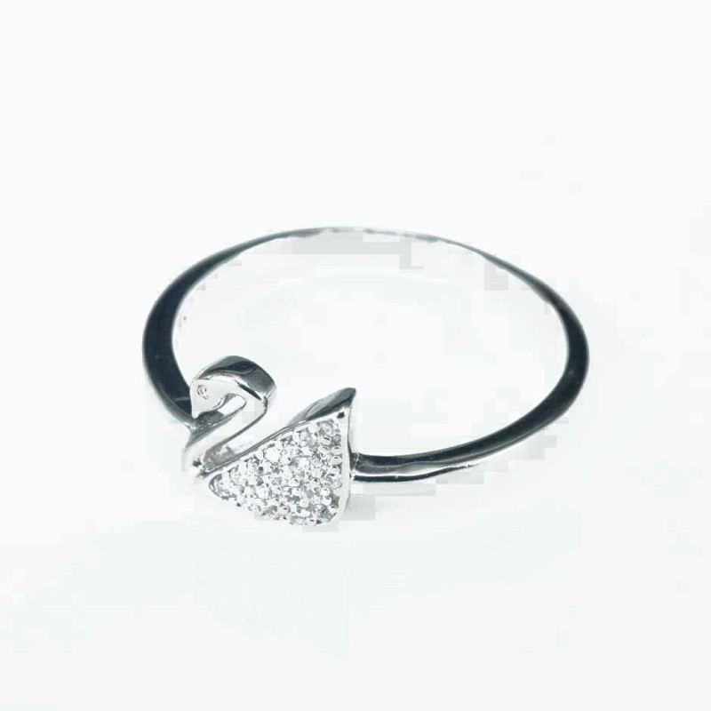 Ring Swan 7mm. Circonia