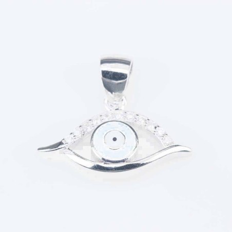 Pendant  Eye 8x19mm. Circonia