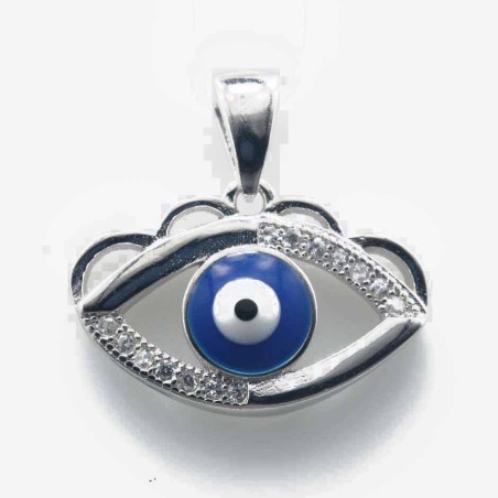 Pendant  Eye 11x19mm. Circonia