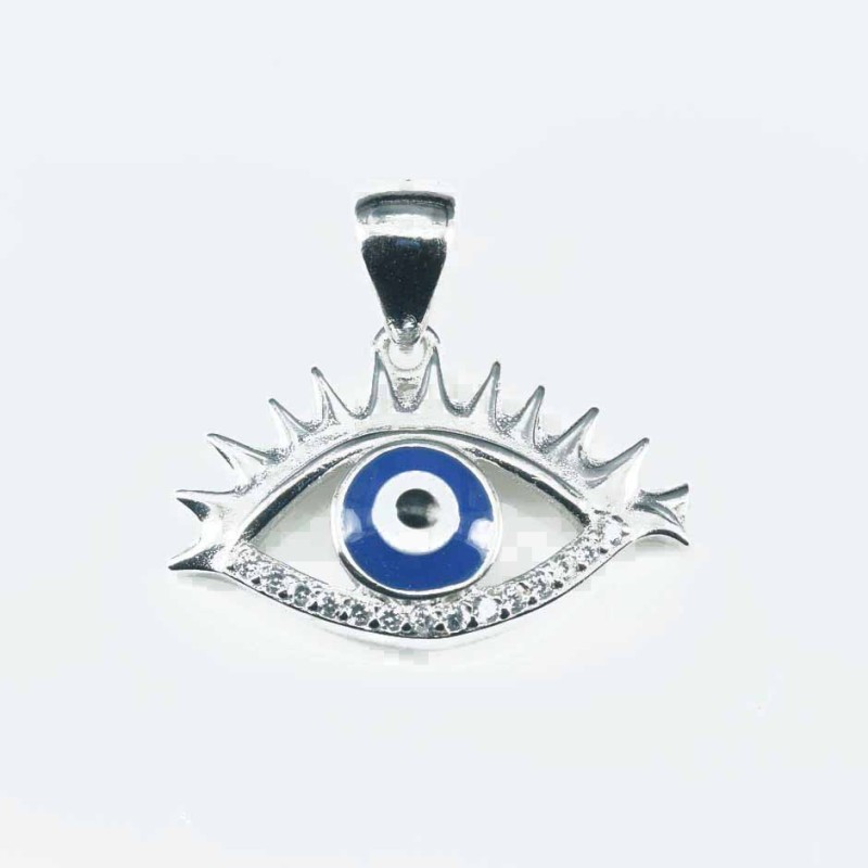 Pendant Eye 13x21mm. Circonia