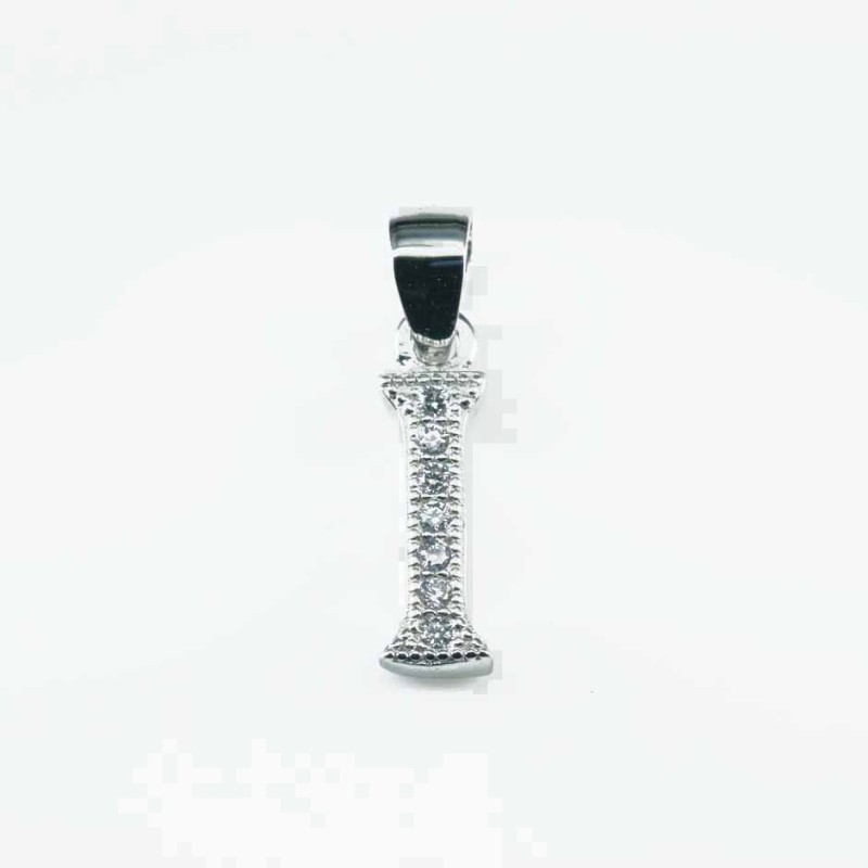 Pendant  I"  4x13mm. Circonia