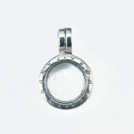 Pendant Round 15mm. Circonia