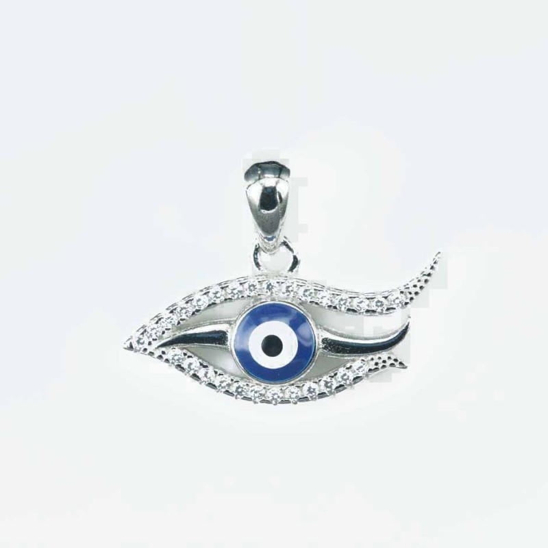 Pendant  Eye  12x23mm, Circonia