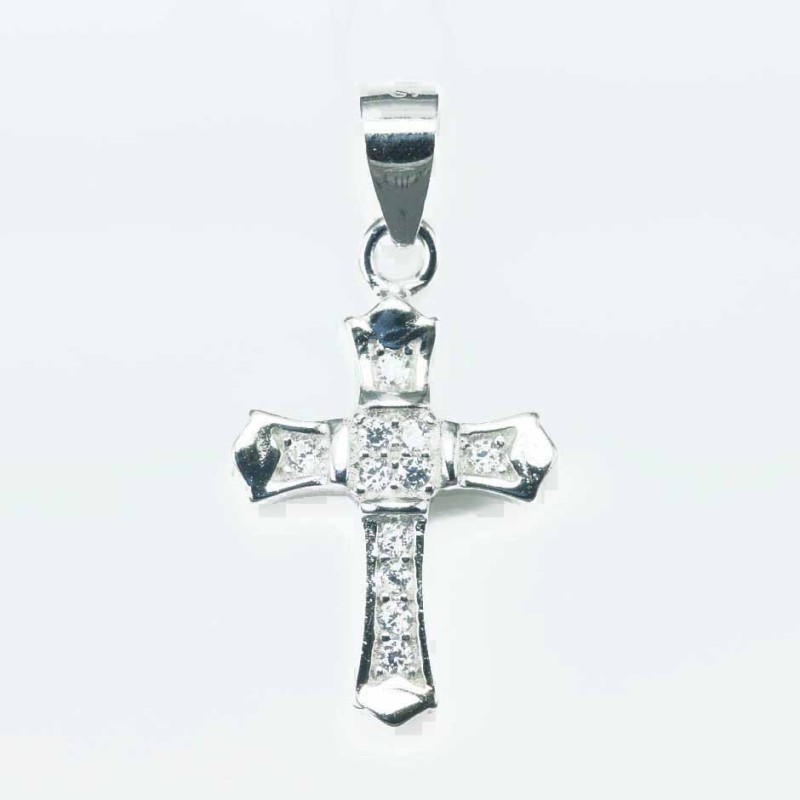Pendant Cross 12x18mm. Circonia Pendant Cross 12x18mm. Circonia
