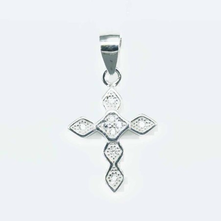 Pendant Cross 12x18mm. Circonia