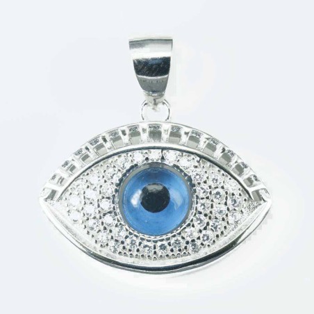 Pendant Eye 16x21mm. Circonia