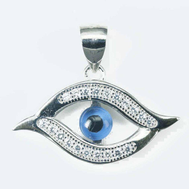 Pendant Eye 14x24mm. Circonia Pendant Eye 14x24mm. Circonia