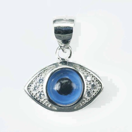 Pendant Eye 12x15mm. Circonia