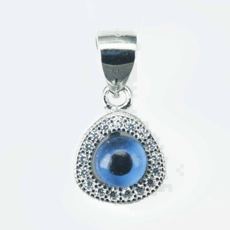 Pendant Eye 9x12mm. Circonia