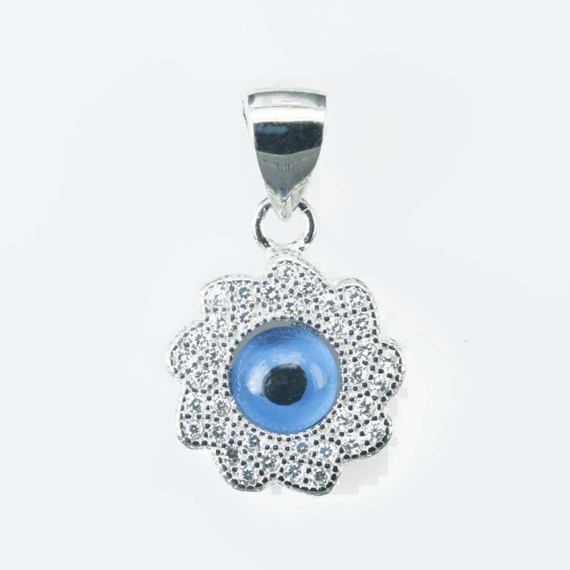 Pendant Eye 12mm. Circonia