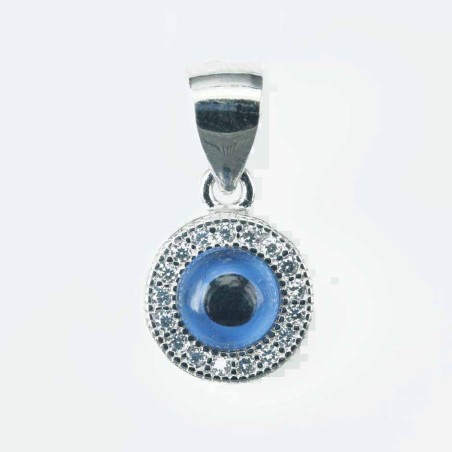 Pendant Eye 9mm. Circonia