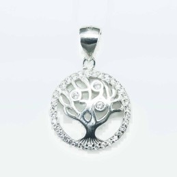 Pendant Tree of live 15mm. Circonia