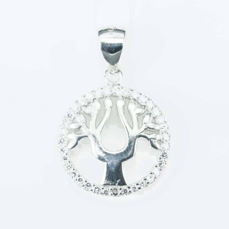 Pendant Tree of live 15mm. Circonia