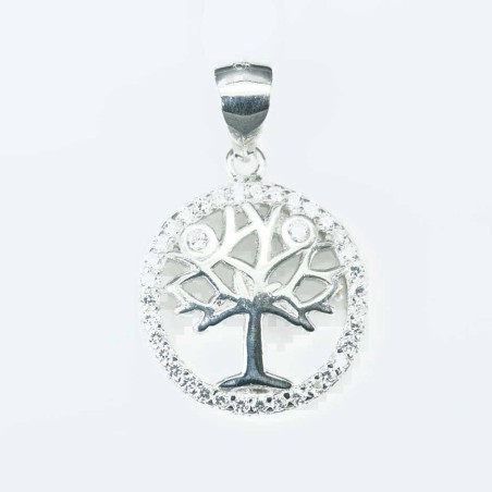 Pendant Tree of live 15mm. Circonia